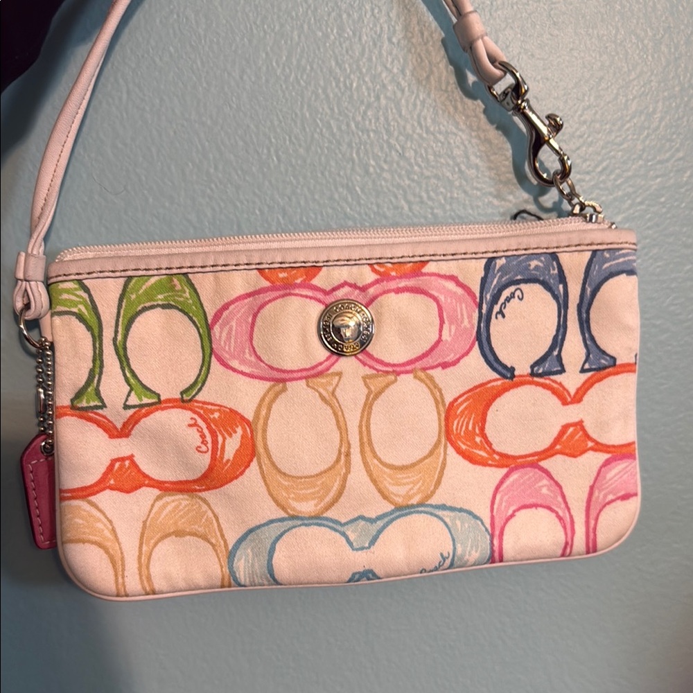 Coach Multicolor Wristlet